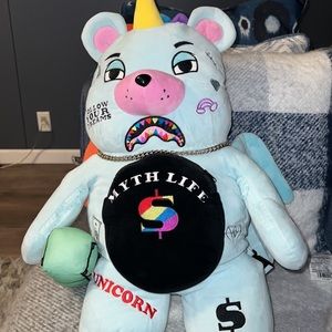 USED Sprayground Myth Life Teddy Bear Backpack (Perfect Condition)